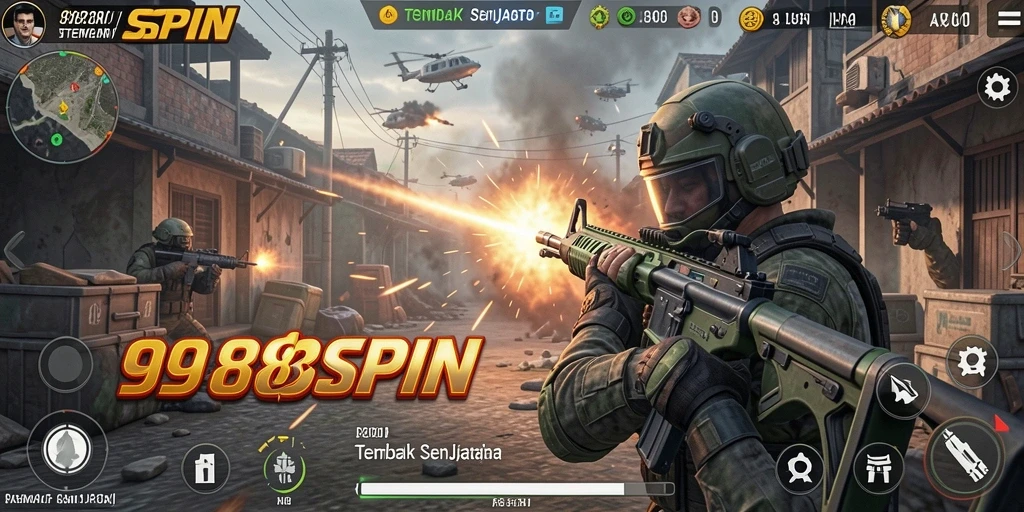 Antarmuka permainan <strong>988SPIN</strong> yang menarik dan interaktif.