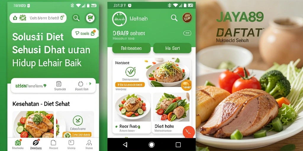 Antarmuka JAYA89 yang sederhana dan fungsional untuk Diet Sehat.