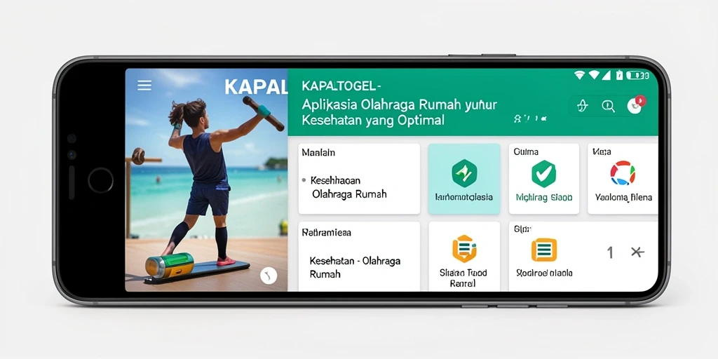 Tampilan antarmuka KAPALTOGEL yang user-friendly dan menarik.