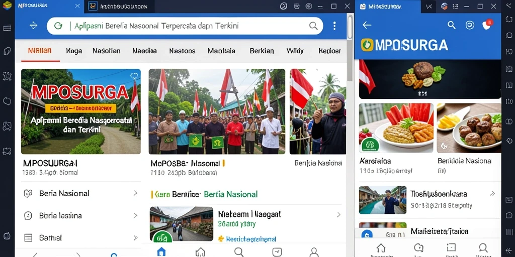 Tampilan antarmuka MPOSURGA yang informatif dan intuitif.