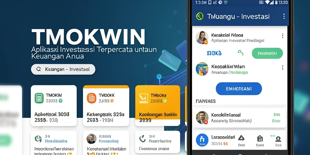 Tampilan antarmuka pengguna TMOKWIN yang modern dan fungsional.